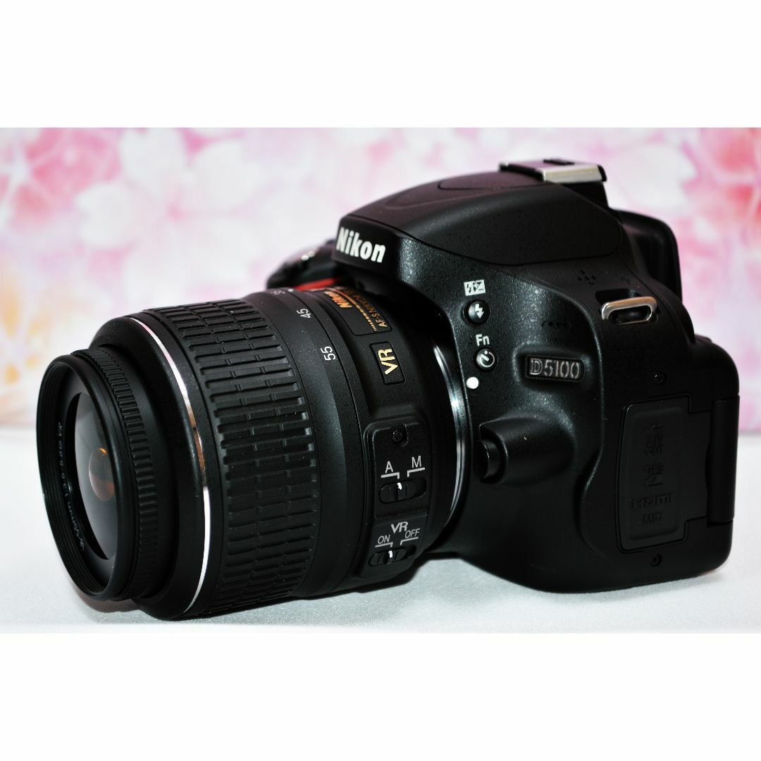 Nikon - 初心者オススメ❤スマホ転送OK❤Nikon D5100❤自撮,動画OK❤