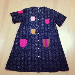 マリメッコ(marimekko)のマリメッコ♡ハッピードレス(シャツ/ブラウス(半袖/袖なし))