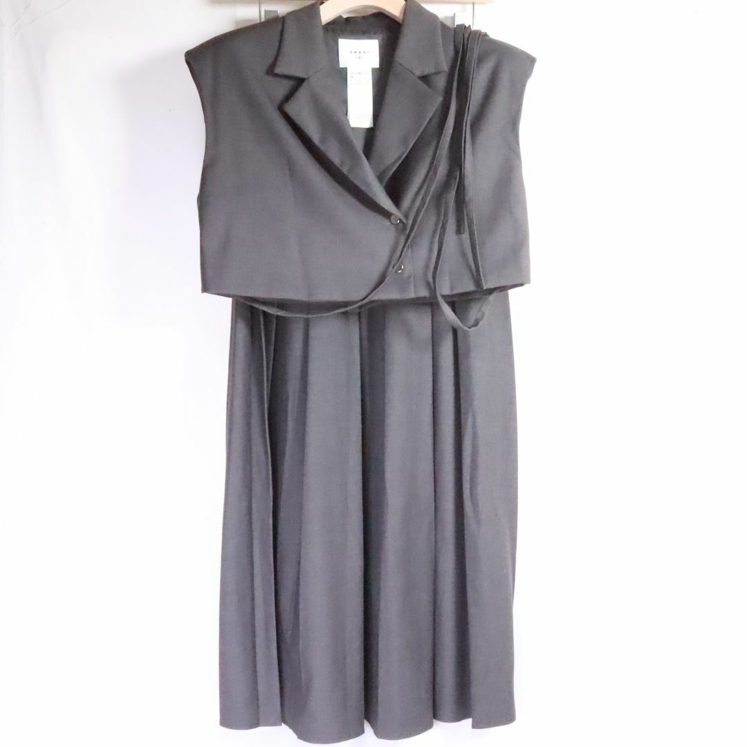 Ameri VINTAGE - AMERI VINTAGE　MANY WAY SHORT JACKET WITH SKIRT　グレー　M　アメリヴィンテージ