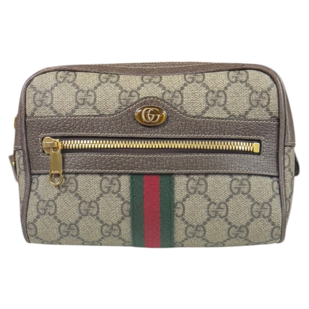 GUCCI - グッチ オフィディア ウエストバッグ GGスプリームキャンバス 517076 ベージュ ユニセックス GUCCI  中古