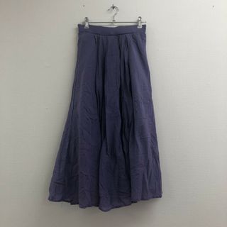 【GRL】グレイル　紫系　F　ロングスカート　無地　シンプル　カジュアル　マキシ　美品(ロングスカート)
