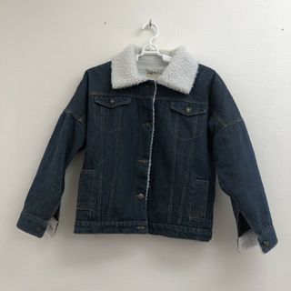 【JAMES】ジェームス　デニムジャケット　紺系　ボア　アウター　カジュアル　Gジャン(その他)