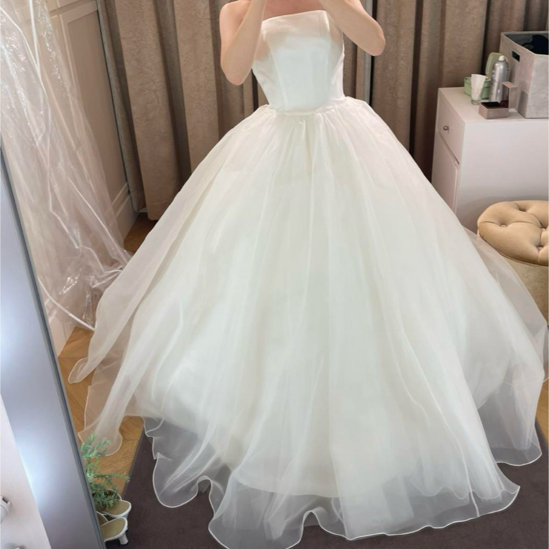 定価34万】AULANOVA ウエディングドレス 結婚式 プリンセスライン 定価34万】AULANOVA ウエディングドレス 結婚式 プリンセスライン
