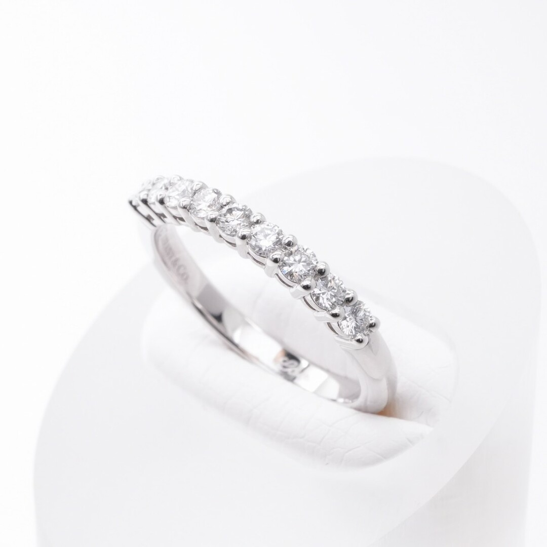 Tiffany & Co. - ティファニー TIFFANY&Co. バンドリング バンドリング ティファニー フォーエバー リング 指輪 Pt950 シルバー 結婚指輪　マリッジリング　プラチナ　ダイヤモンド