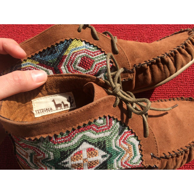 titicaca(チチカカ)のチチカカ𓀞モカシンブーツ レディースの靴/シューズ(スリッポン/モカシン)の商品写真