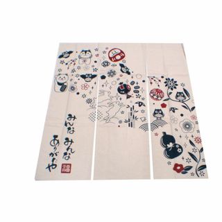 送料無料【新品】のれん 【ありがたや　せせらぎ】幅 85cm × 丈 90cm(のれん)