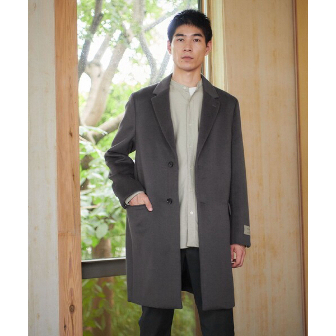 UNITED ARROWS green label relaxing(ユナイテッドアローズグリーンレーベルリラクシング)の【未使用品】チェスターコート【定価:29,700】 メンズのジャケット/アウター(チェスターコート)の商品写真