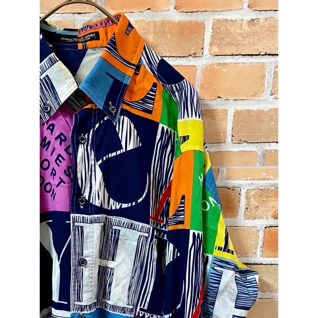 【正規品】 HARDYAMIESSPORTハーディエイミス☆アルファベット総柄 トップス