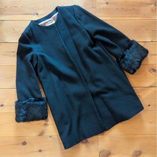 Adam et Rope' - アダムエロペ マンテコ ウールコートの通販 by Adam et Rope' - アダムエロペ マンテコ ウールコートの通販 by