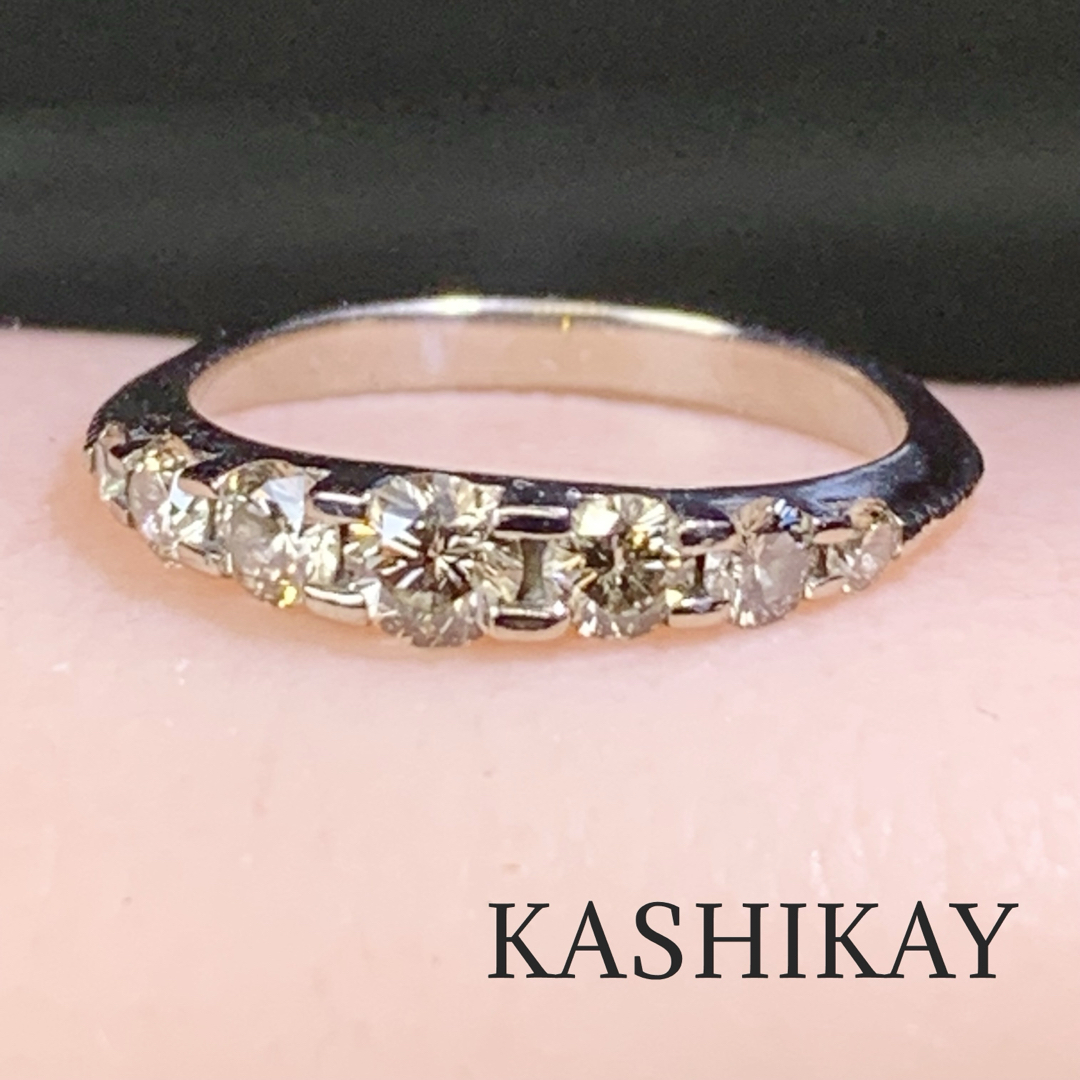 カシケイ ネイキッド k18 ブラウンダイヤモンド エタニティリング カシケイ ネイキッド k18 ブラウンダイヤモンド エタニティリング