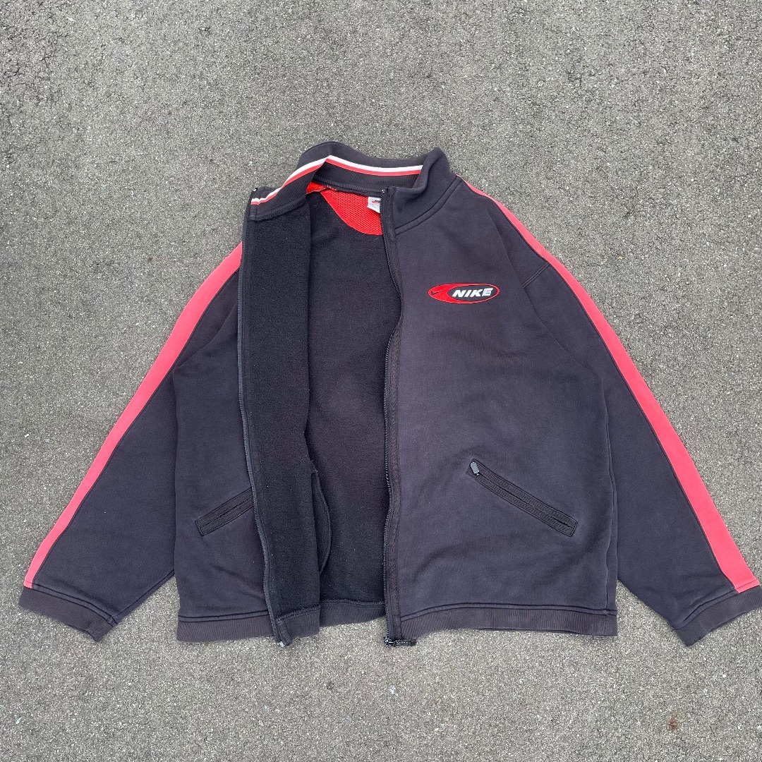 B古着 NIKE 90s 白タグ ナイキ トラックジャケット y2k