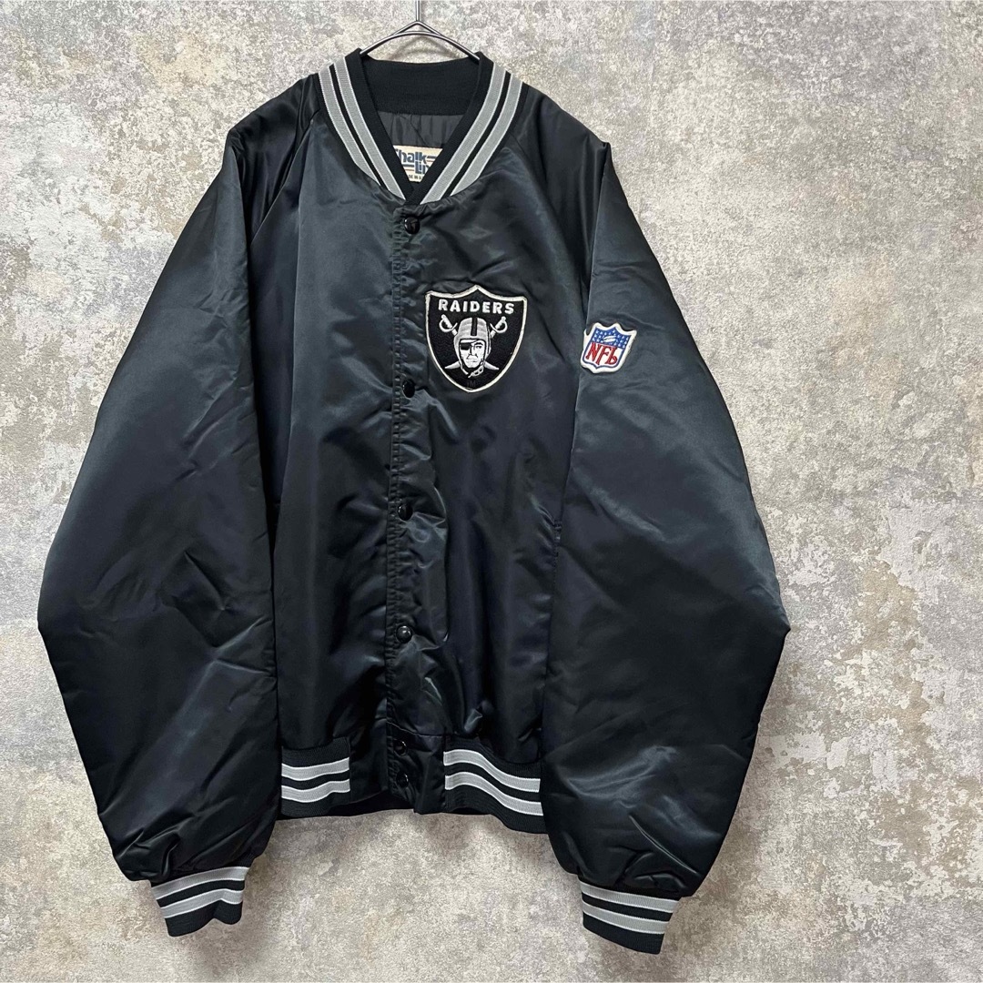 VINTAGE - USA製 NFL RAIDERS Chalk Line レイダース スタジャン VINTAGE - USA製 NFL RAIDERS Chalk Line レイダース スタジャン