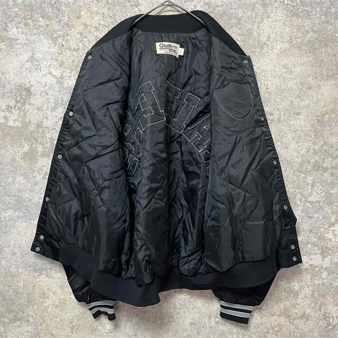 VINTAGE - USA製 NFL RAIDERS Chalk Line レイダース スタジャン VINTAGE - USA製 NFL RAIDERS Chalk Line レイダース スタジャン