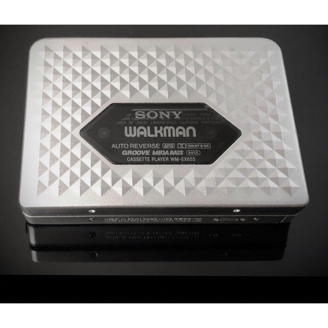 SONY - カセットウォークマンSony WM-EX655 銀色「整備済み、完 SONY - カセットウォークマンSony WM-EX655 銀色「整備済み、完