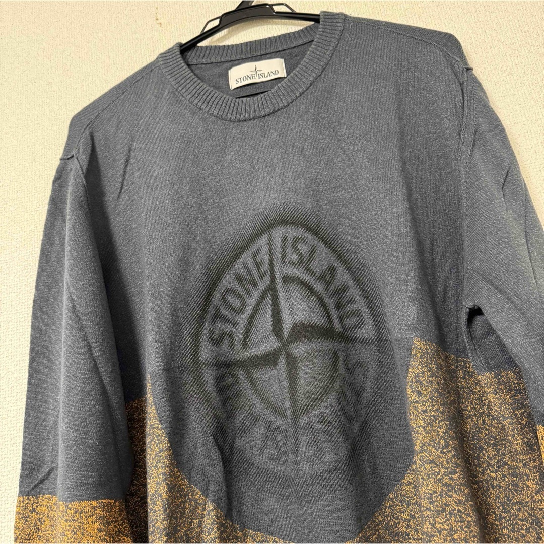 ほぼ未使用!STONE ISLAND チャコールニット(XXL) ほぼ未使用!STONE ISLAND チャコールニット(XXL)