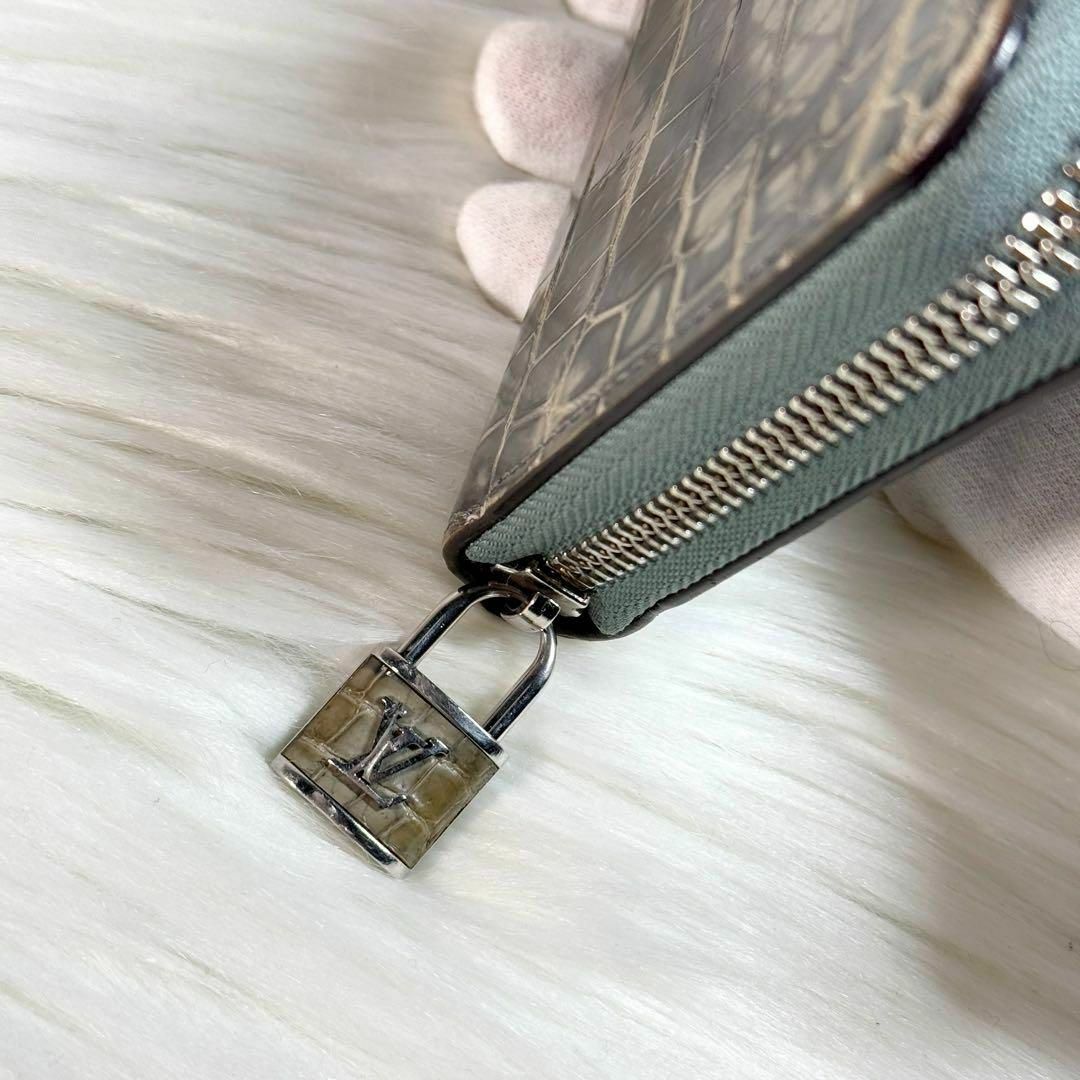 LOUIS VUITTON - 美品 ルイヴィトン クロコダイル ジッピー LOUIS VUITTON - 美品 ルイヴィトン クロコダイル ジッピー