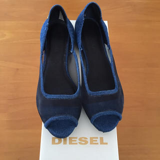 ディーゼル(DIESEL)のDIESEL デニムバレエシューズ(バレエシューズ)