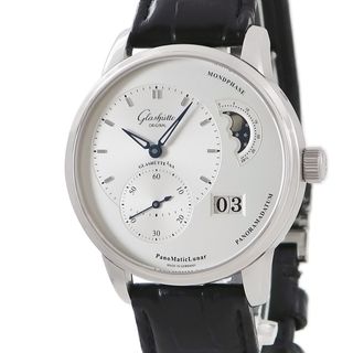 グラスヒュッテオリジナル(Glashutte Original)のグラスヒュッテ オリジナル パノマティック ルナ 1-90-02-42-32-50 ビッグデイト ムーンフェイズ 自動巻き メンズ 腕時計(腕時計(アナログ))
