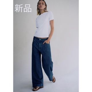 ZARA - 新品タグ付！ZARA ザラ＊リラックスフィットデニムパンツ　36