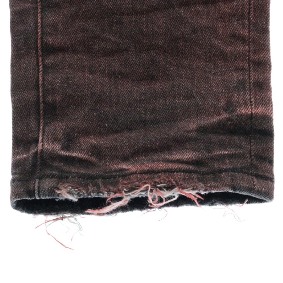 高感度ショップで2023年売れたブランド PURPLE Jeans Tie-Dye Laser Lava パープルブランド BRAND ロング