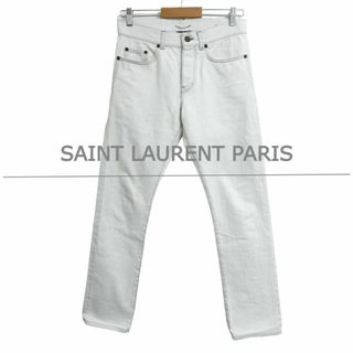 SAINT LAURENT - 美品21年 SAINT LAURENT PARIS スキニー パンツ SAINT LAURENT - 美品21年 SAINT LAURENT PARIS スキニー パンツ
