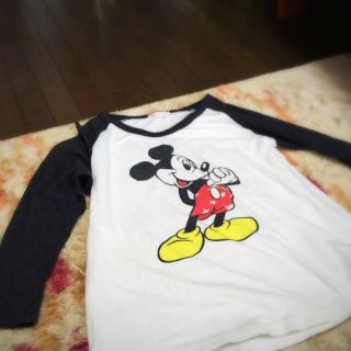 ディズニー(Disney)の◆七分袖Tシャツ◆ディズニー ミッキーマウス(Tシャツ(長袖/七分))