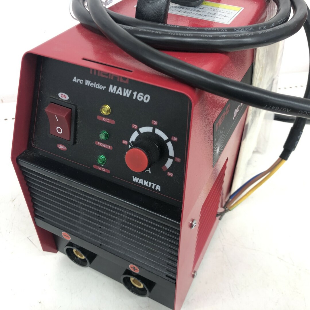 ДД【中古】WAKITA 大型機械 溶接機 MAW160 レッド やや傷や汚れあり ДД【中古】WAKITA 大型機械 溶接機 MAW160 レッド やや傷や汚れあり
