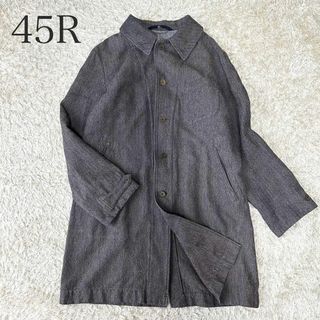 45R - 新品 45R✨45rpm 裏毛キャップ ダンガリー粗挽きトップ 45R - 新品 45R✨45rpm 裏毛キャップ ダンガリー粗挽きトップ