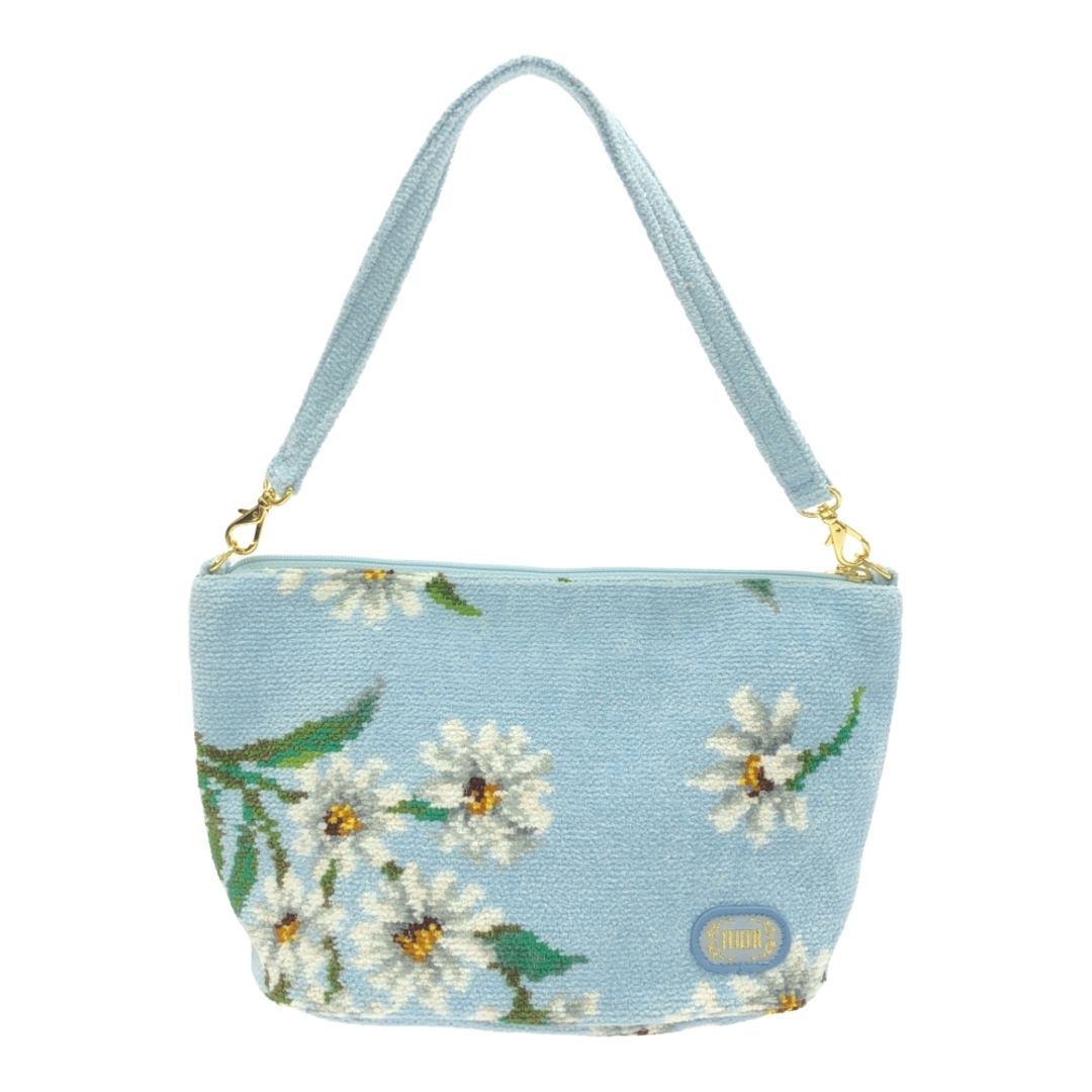 FEILER - 美品 FEILER フェイラー ホワイトマーガレット 手付き FEILER - 美品 FEILER フェイラー ホワイトマーガレット 手付き
