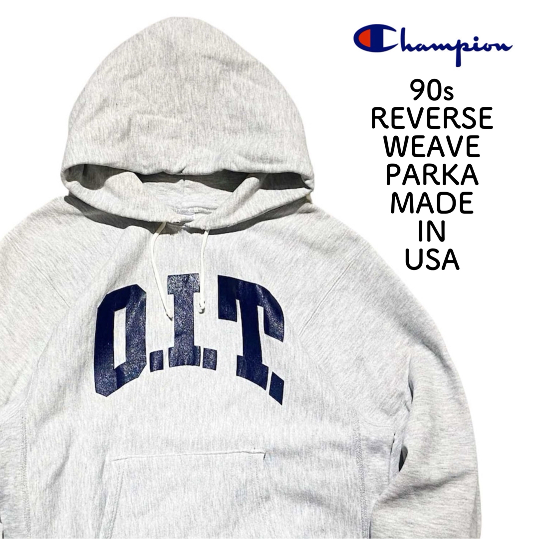 Champion - USA製 90s チャンピオン リバースウィーブ パーカー フーディー