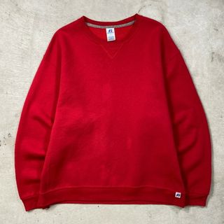 00年代 RUSSELL ATHLETIC ラッセル アスレチックス リバースタイプ ブランクスウェットシャツ 無地 メンズXL(スウェット)