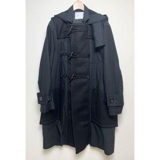 sacai - 24AW Sacai Wool Melton Jacket コート サイズ3の通販 sacai - 24AW Sacai Wool Melton Jacket コート サイズ3の通販