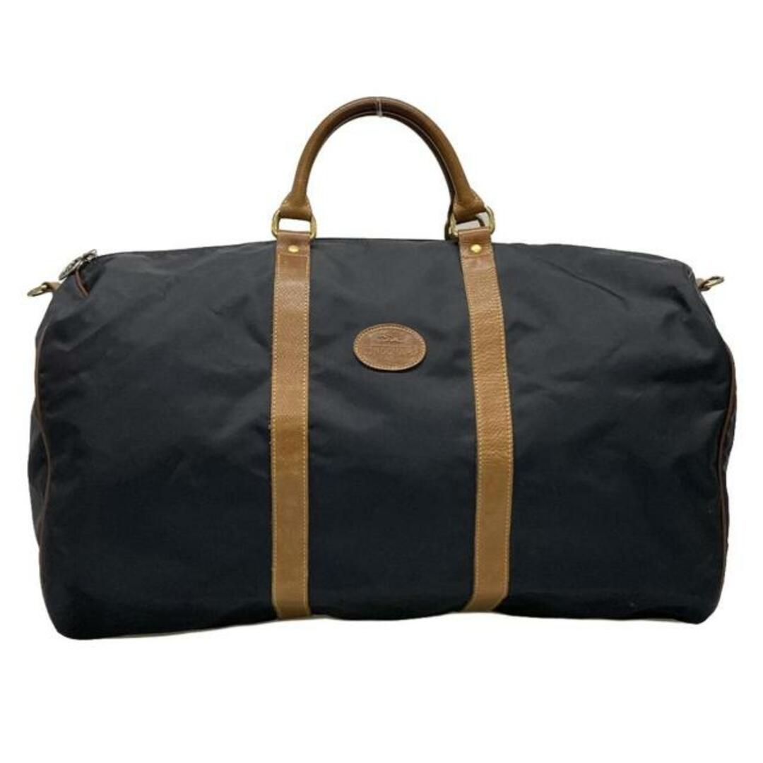 LONGCHAMP - LONGCHAMP(ロンシャン) ボストンバッグ - 黒×ダーク LONGCHAMP - LONGCHAMP(ロンシャン) ボストンバッグ - 黒×ダーク