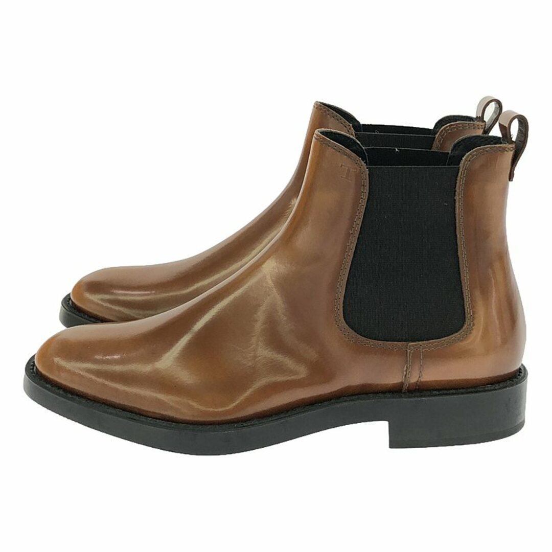 TOD'S(トッズ)の【新品】  TOD'S / トッズ | Ron Herman 別注 Side Gore Leather Chelsea Boots サイドゴア レザー チェルシーブーツ | 36 | ブラウン | レディース レディースの靴/シューズ(ブーツ)の商品写真