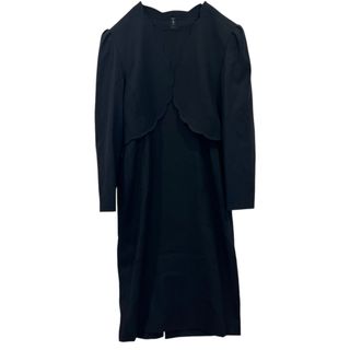 ❣️美品❣️東京スタイル　LIONA ブラックフォーマル ワンピース　礼服　11号(礼服/喪服)