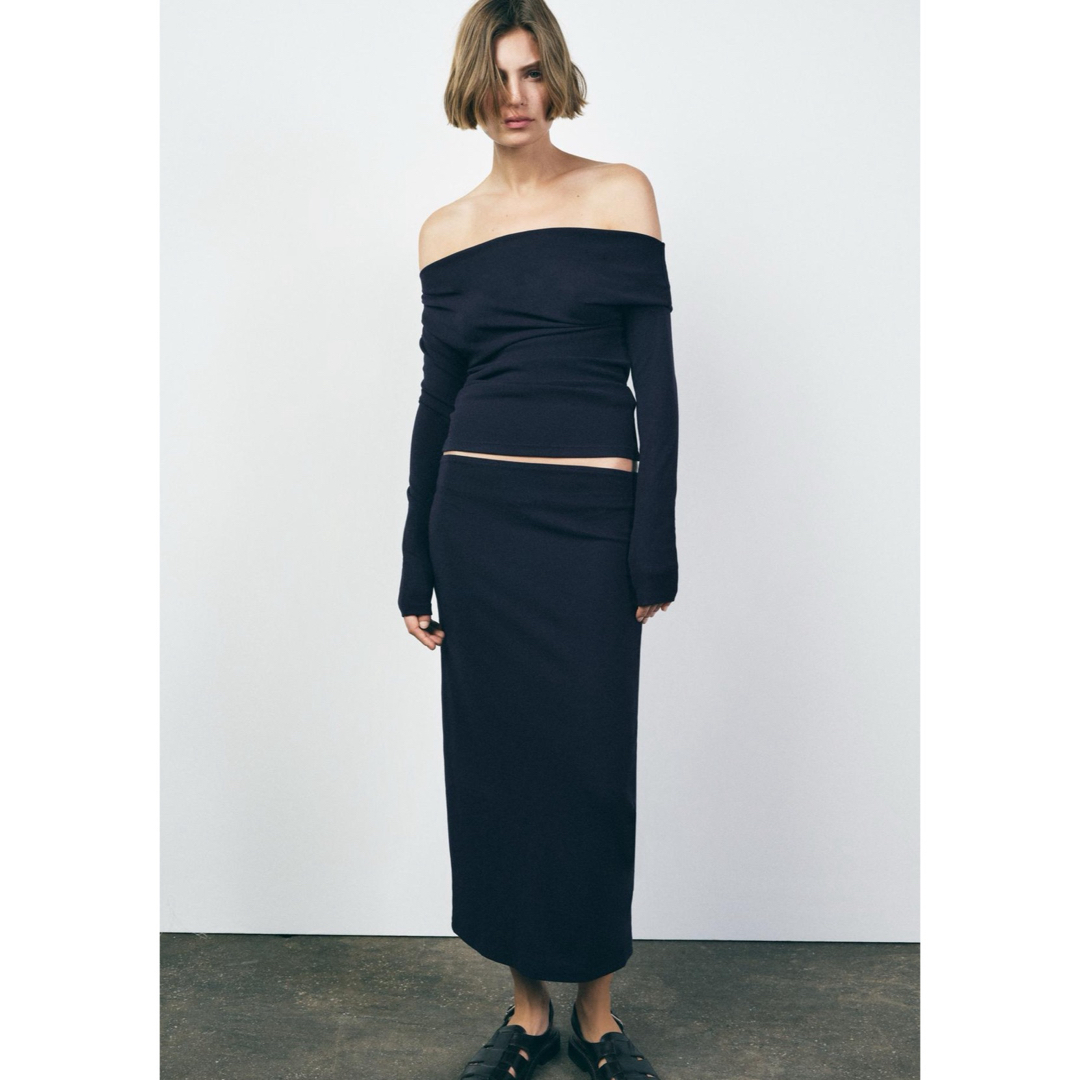 ZARA - 完売品 ZARA ソフトインターロックアシンメトリートップス S新品タグ付の通販 by プロフ必読☆お値引き一律不可☆即購入OK｜ザラ ならラクマ