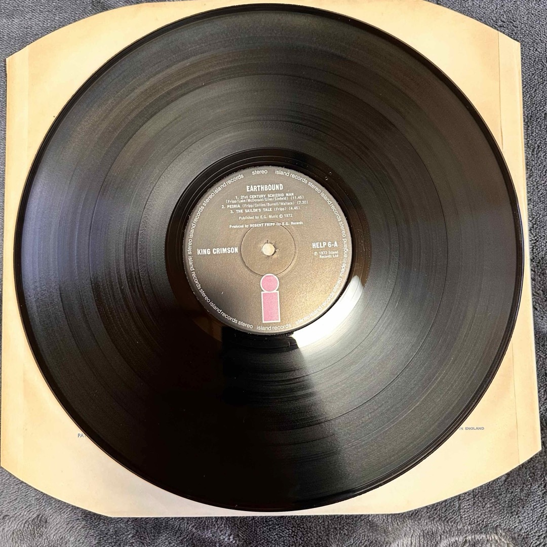 LP King Crimson Earthbound キングクリムゾン エンタメ/ホビーのCD(ポップス/ロック(洋楽))の商品写真