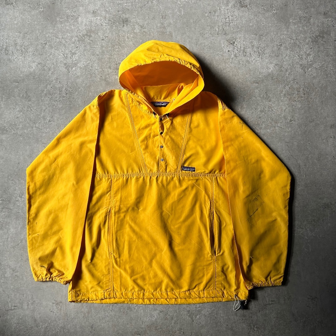 patagonia - 80s パタゴニア バギーズプルオーバー イエロー XL patagonia - 80s パタゴニア バギーズプルオーバー イエロー XL