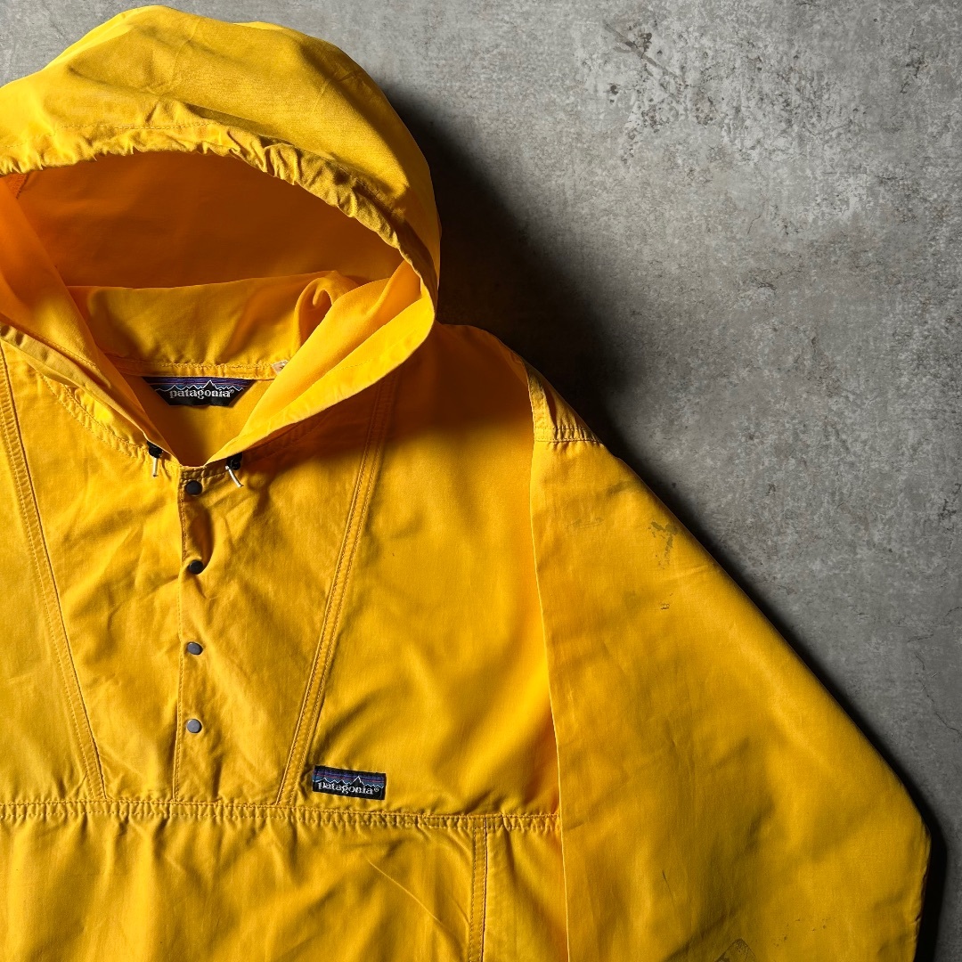 patagonia - 80s パタゴニア バギーズプルオーバー イエロー XL patagonia - 80s パタゴニア バギーズプルオーバー イエロー XL