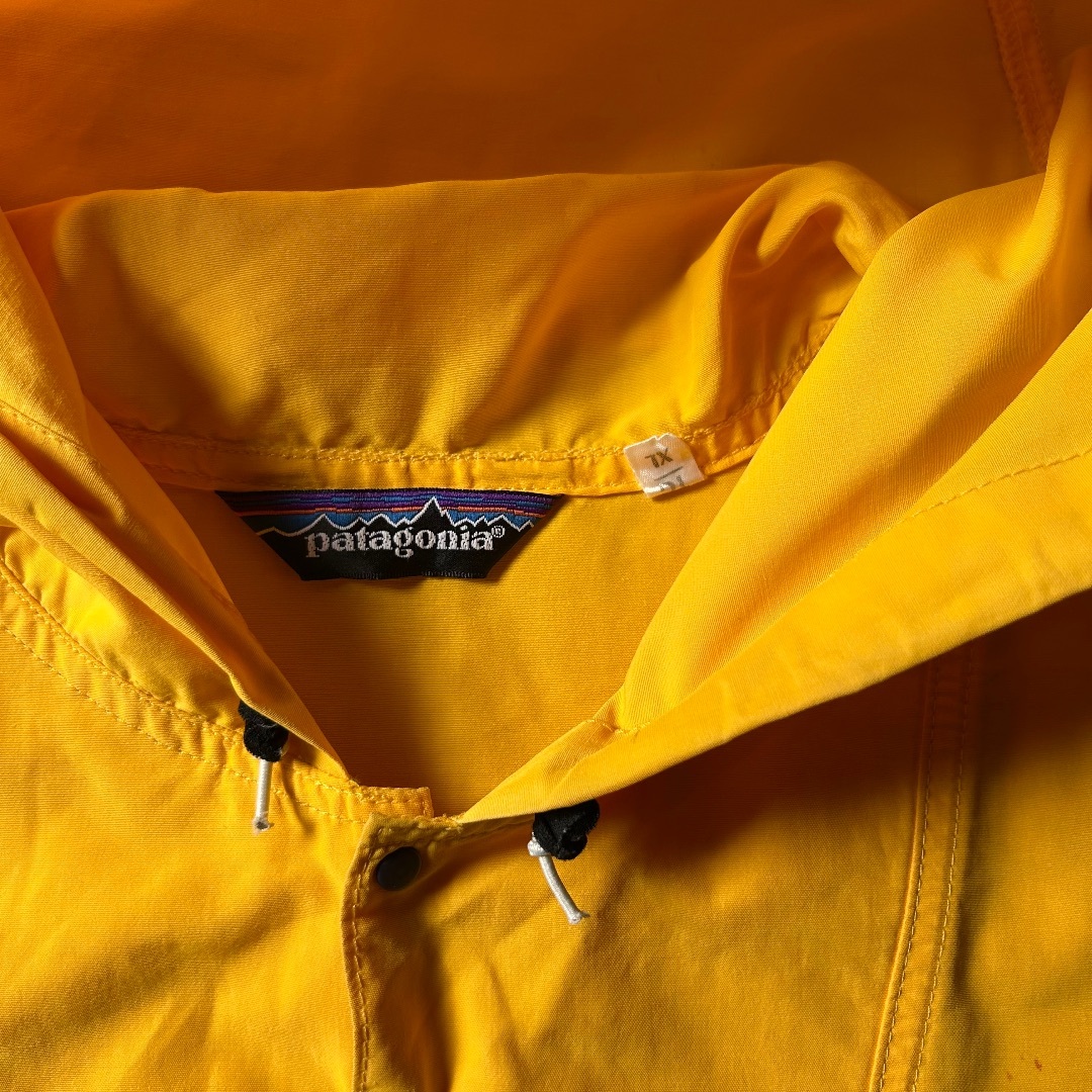patagonia - 80s パタゴニア バギーズプルオーバー イエロー XL patagonia - 80s パタゴニア バギーズプルオーバー イエロー XL