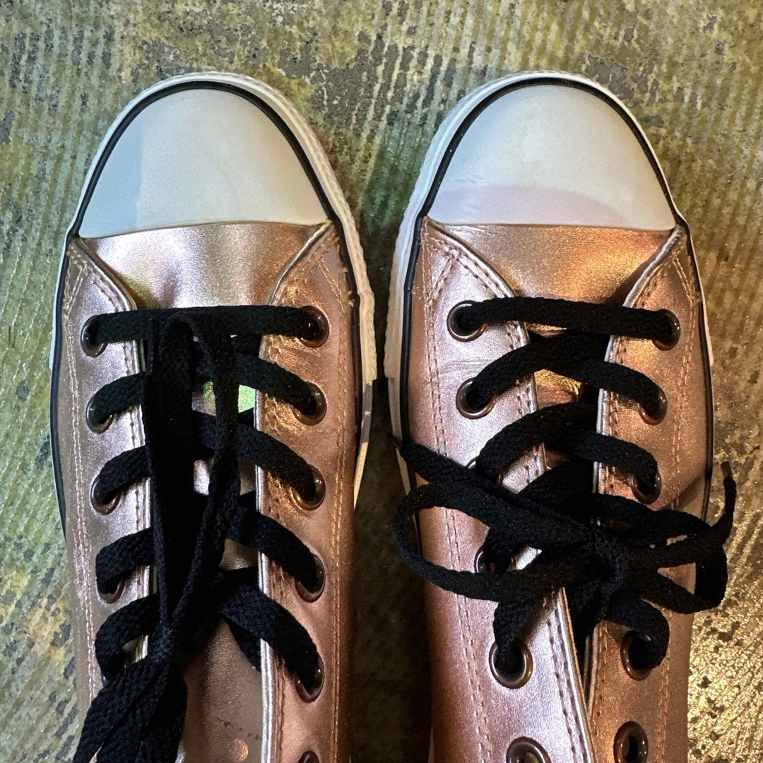 ALL STAR（CONVERSE）(オールスター)の激レア 美品 コンバース ブロンズ メタリック ゴールド オールスター 26.5 メンズの靴/シューズ(スニーカー)の商品写真