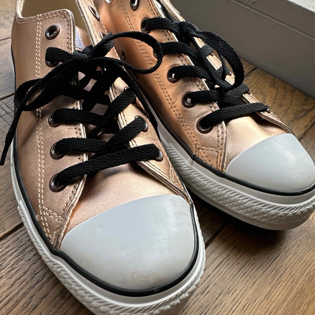 ALL STAR（CONVERSE）(オールスター)の激レア 美品 コンバース ブロンズ メタリック ゴールド オールスター 26.5 メンズの靴/シューズ(スニーカー)の商品写真