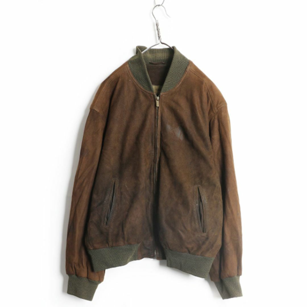 USA製 コーチ 本革 ヌバック レザー ジャケット メンズ M 古着 USA製 コーチ 本革 ヌバック レザー ジャケット メンズ M 古着