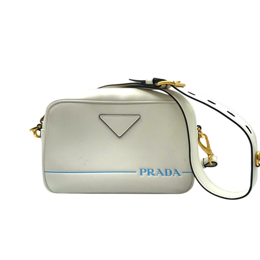 PRADA - 　プラダ PRADA カメラバッグ 1BH093 カーフ レディース ショルダーバッグ【中古】