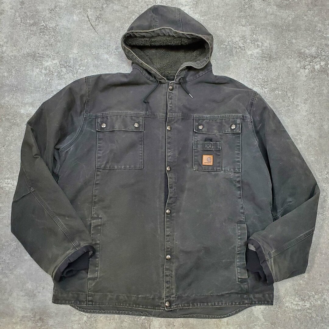 carhartt - Carhartt カーハート J284 BLK ダック地 裏ボア carhartt - Carhartt カーハート J284 BLK ダック地 裏ボア
