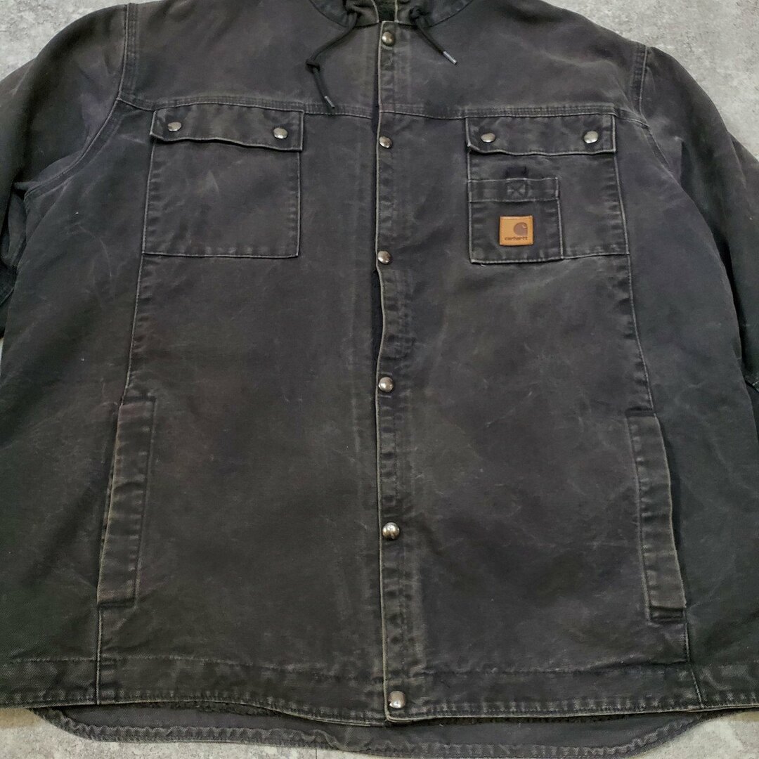carhartt - Carhartt カーハート J284 BLK ダック地 裏ボア carhartt - Carhartt カーハート J284 BLK ダック地 裏ボア
