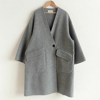 IENA - 新品未使用✨イエナ ダブルモッサコート グレー 36の通販 IENA - 新品未使用✨イエナ ダブルモッサコート グレー 36の通販