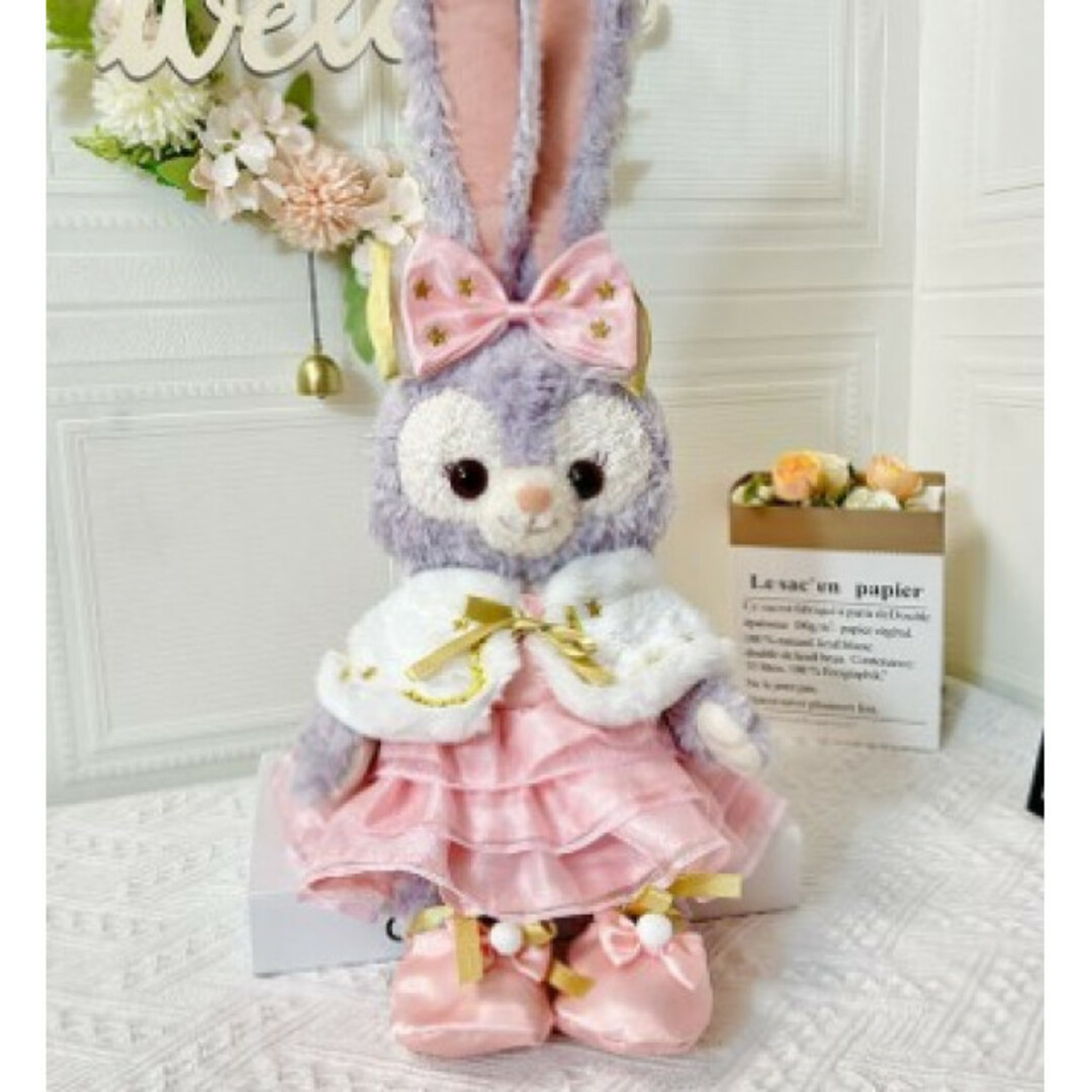 リーナベル ぬいぐるみ ステラルー コスチューム 着せ替え Sサイズ ピンク エンタメ/ホビーのおもちゃ/ぬいぐるみ(キャラクターグッズ)の商品写真