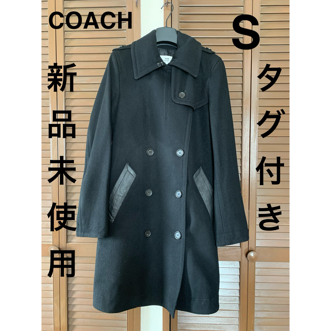 COACH - 新品未使用 タグ付き COACH ダブルブレスト ウール COACH - 新品未使用 タグ付き COACH ダブルブレスト ウール