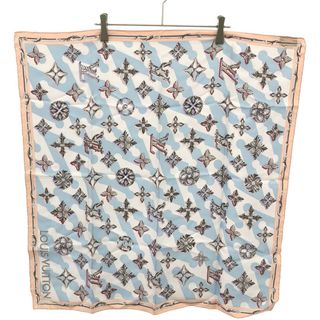 LOUIS VUITTON(バンダナ/スカーフ ・ ブルー・ネイビー/青色系 LOUIS VUITTON(バンダナ/スカーフ ・ ブルー・ネイビー/青色系